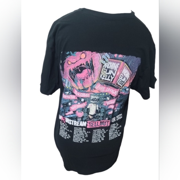 Mens Machine Gun Kelly T-shirt Sz L - Picture 2 of 4